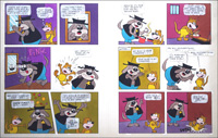 Deputy Dawg Hypnotised (TWO pages) (Originals)