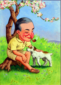 'Hello Chum!' said Punch (Original)