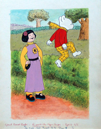 Rupert and His Magic Socks page 8 (Original)