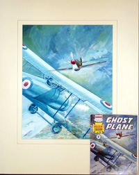 Valiant Picture Library cover #114  'Ghost Plane' (Original)