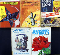 ASSORTED FIRST issues: Science Fiction, Mystery, Horror Digest Magazines 1953 - 1967 (5 issues) ASSORTED FIRST issues: Science Fiction, Mystery, Horror Digest Magazines 1953 - 1967 (5 issues)