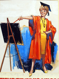 School Friend Picture Library - Teacher Knows Best (Original) (Signed)