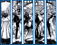 Moon & Stars Bookmarks (Blue - Valeria) Moon & Stars Bookmarks (Blue - Valeria)