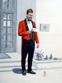 Military Uniforms - Warrant Officer, Worcestershire and Sherwood Foresters Regiment (Original) (Signed) Military Uniforms - Warrant Officer, Worcestershire and Sherwood Foresters Regiment (Original) (Signed)