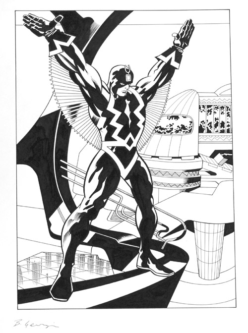 Black Bolt from the Inhumans (Original) (Signed)