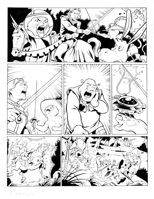 Shrek page 9 (Original) (Signed)