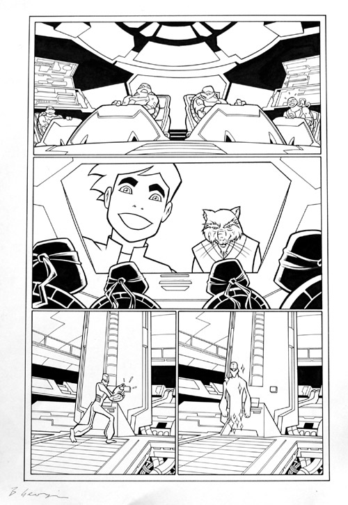 Teenage Mutant Ninja Turtles page 2 (Original) (Signed)