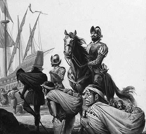 Francisco Pizarro (Original) (Signed)