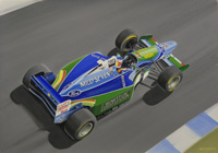 Michael Schumacher Hungary Grand Prix 1994 (Original) (Signed)