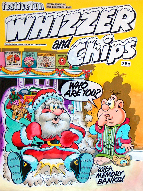 Whizzer & Chips Comic cover art (Original)