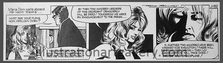 Garth newspaper strip J182 (Original) (Signed)
