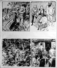 Tom the Piper's Son - Confrontation at the Cottage (Original) (Signed)