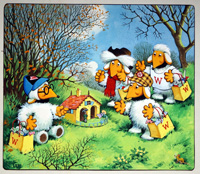 The Wombles: Weather Forecast (TWO pages) (Originals)