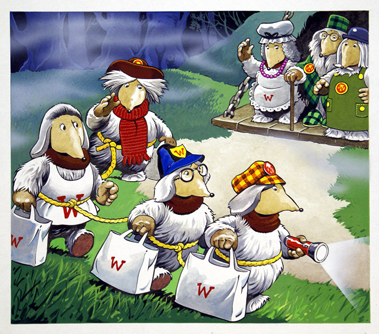The Wombles Misty Morning (Original)