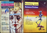 Fantasy and Science Fiction (UK): Volume I, #3 - #4 (1960) (2 issues) Fantasy and Science Fiction (UK): Volume I, #3 - #4 (1960) (2 issues)