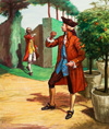 Mozart Eating an Illicit Orange (Original)
