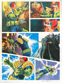 Judge Dredd: Master of Fear. Part 1 Page 5 (Original) (Signed)