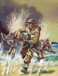 War Picture Library cover #182  'Devil's Playground' (Original)