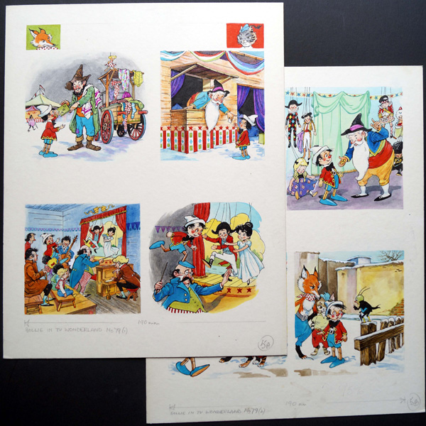 Pinocchio - A Day Out (Original) by Sergio Cavina Art at The Illustration Art Gallery