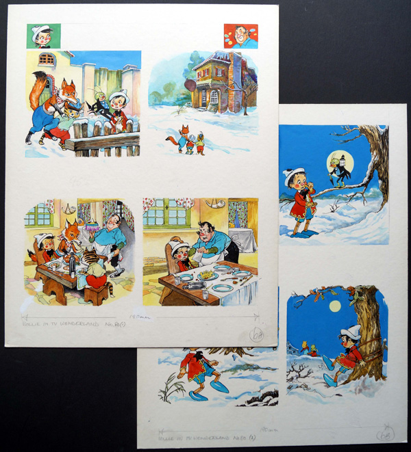 Pinocchio - Led Astray (Original) by Sergio Cavina Art at The Illustration Art Gallery