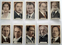 Full Set of 25 Cigarette Cards: Famous Scots  (1935)