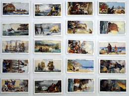 Full Set of 50 Cigarette Cards: Sea Adventures (1939)