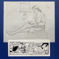 Sleep Clinic - Black Thoughts on White Paper (Originals)