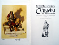 Conan of Cimmeria  Volume 2 (1934)  Leatherbound Ultra Edition (Signed) (Limited Edition)