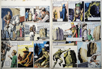 The Stranger from the Wilderness from 'The Stone of Vorg' (TWO pages) (Originals)