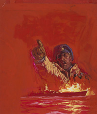 Battle Picture Library cover #611 'Flashpoint' (Original) Battle Picture Library cover #611 'Flashpoint' (Original)