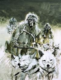 Lieutenant Cagni attempting to get to the North Pole (1899) (Original)