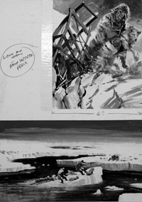 Lieutenant Cagni attempting to get to the North Pole in 1899 (Original)