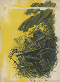 War Picture Library cover #1363 'Something to Die For' (Original) War Picture Library cover #1363 'Something to Die For' (Original)