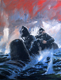 War Picture Library cover #1519 'War Chariot' (Original) (Signed) War Picture Library cover #1519 'War Chariot' (Original) (Signed)