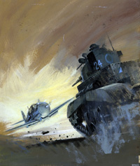 War Picture Library cover #628 'Devil's Bargain' (Original) War Picture Library cover #628 'Devil's Bargain' (Original)