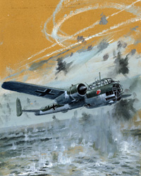 War Picture Library cover #669 'Secret Agent' (Original) (Signed) War Picture Library cover #669 'Secret Agent' (Original) (Signed)