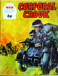 War Picture Library cover #713 'Corporal Crook' (Original) (Signed) War Picture Library cover #713 'Corporal Crook' (Original) (Signed)