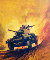 War Picture Library cover #825 'Dead Shot' (Original) (Signed) War Picture Library cover #825 'Dead Shot' (Original) (Signed)