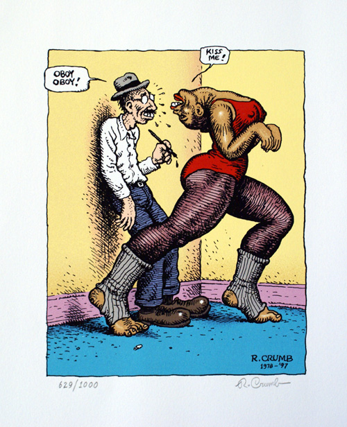 Crumb 629 silkscreen (Signed) (Limited Edition)