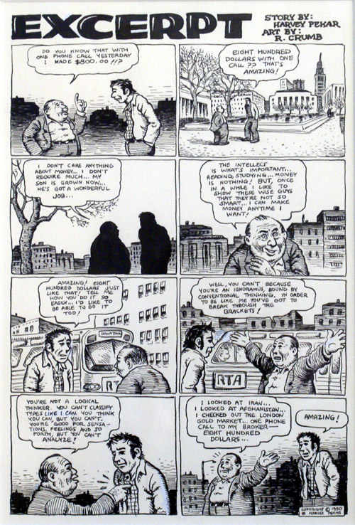 Excerpt by Robert Crumb (Original) (Signed)