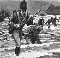 Landing at Night (Original)