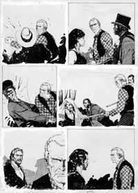 A Coffin for Danger Black western art 2 (Original)