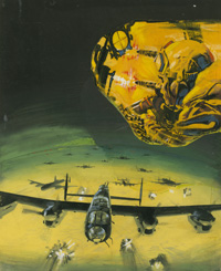 War Picture Library cover #181 'Rogue Lancaster' (Original) War Picture Library cover #181 'Rogue Lancaster' (Original)