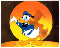 Donald's Golf Game Animation (Cel) (Original) (Signed)