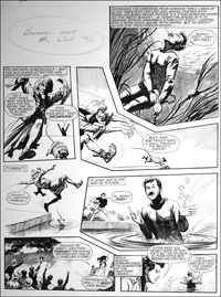 Catweazle - Drowned Rat (TWO pages) (Originals)