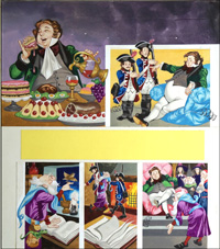 The Prince Who Ate Too Much (TWO pages) (Originals)