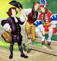 Three Soldiers: Hats Off (Original)