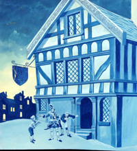 Three Soldiers: Blue Pub (Original)