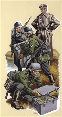 Burying Nazi Treasure (Original) (Signed)