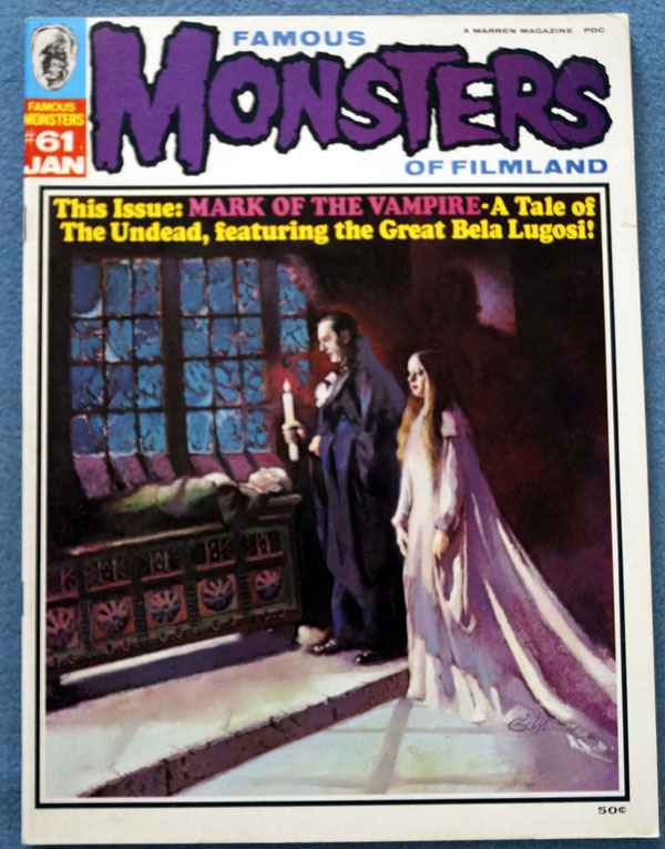 Famous Monsters of Filmland #61 art by Comics & Magazines at The Illustration Art Gallery